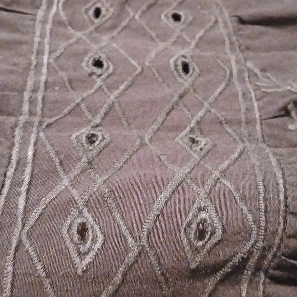 100% Black Rayon Blouse. Size PL, NWOT - Picture 3 of 8